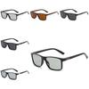 Stylish Uv400 Polarized Sunglasses For Men With Black Frame And Grey Lens For Outdoor Activities