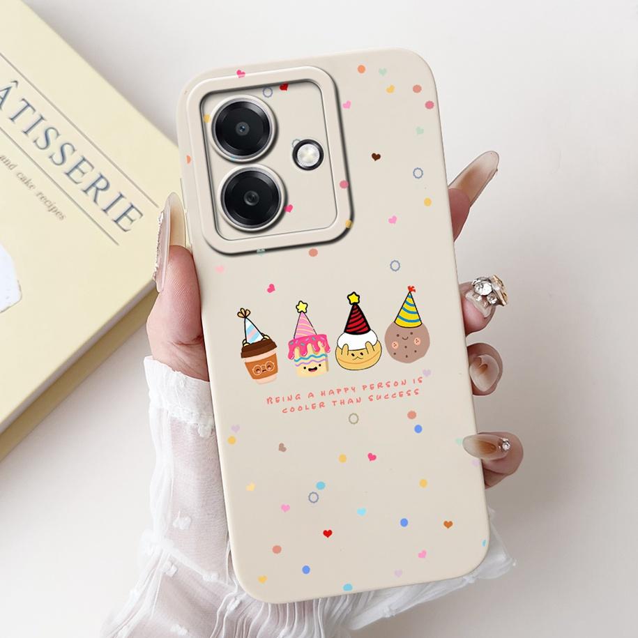 For Funda OPPO A3 A3x 4G Case 2024 Cute Panda Rabbit Soft Silicone Candy Painted Phone Covers For OPPO A40 5G OPPOA3 A 3x Bumper