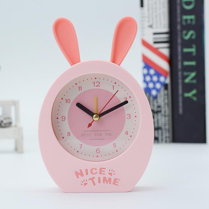 Ten yuan shop cute rabbit small alarm clock clocks daily use general merchandise Christmas gifts export boutique