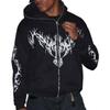 Толстовка с капюшоном с принтом в стиле готики и стрит в европейском и американском стиле осень/зима 2000 года