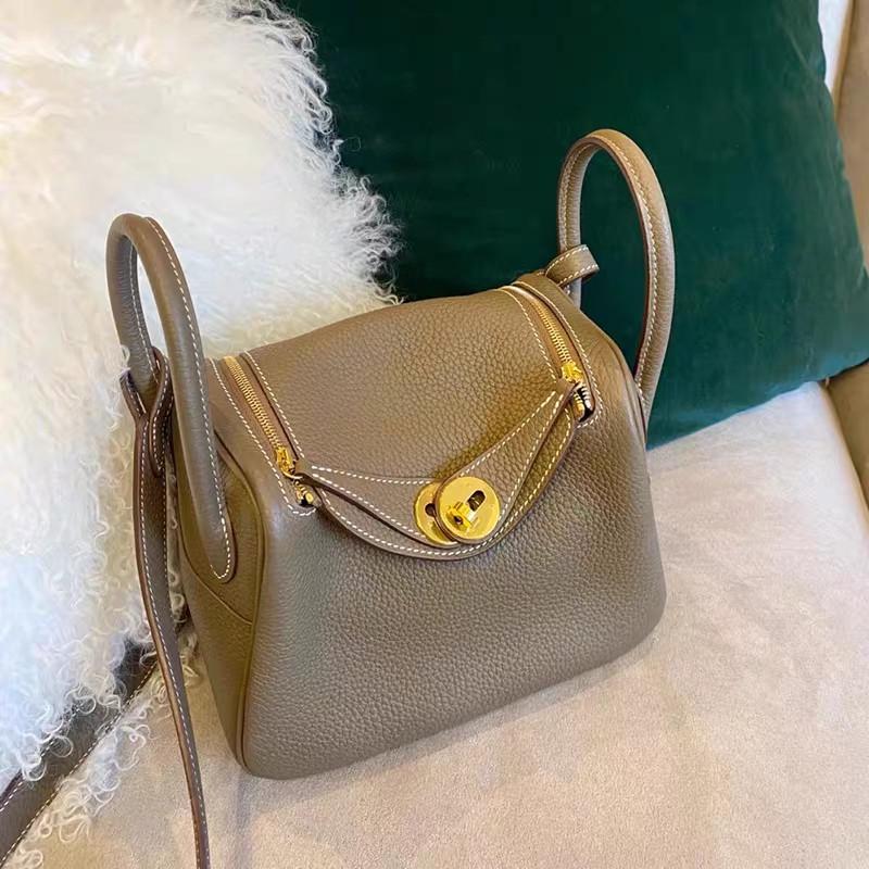 Мини-сумка Lindy 2025: Женская сумка через плечо и через плечо из коровьей кожи First Layer Lychee