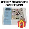 Альбом ATEEZ Season’s Greetings – 2025 Настольный календарь, Дневник, Фотобук, Карта Playcode, Фотокарточки и Подарочный набор