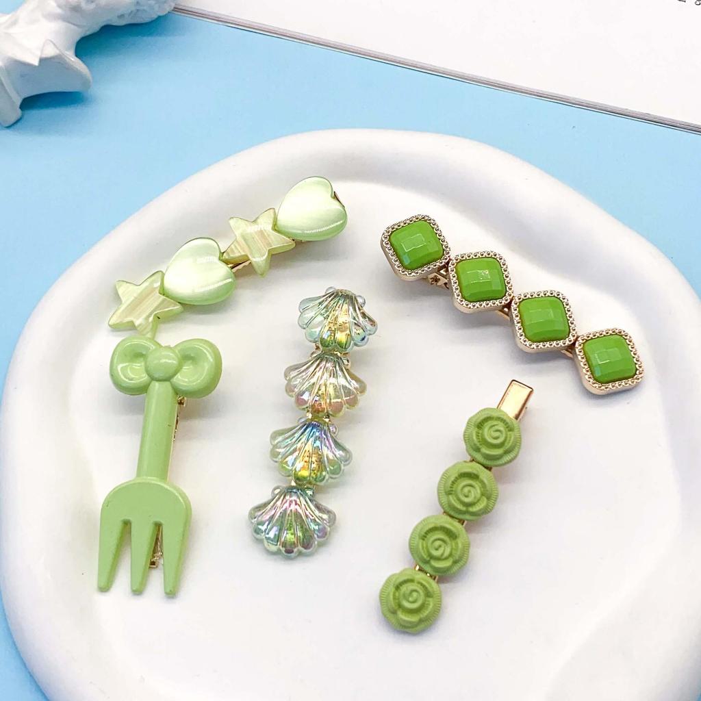 Крутая металлическая шпилька Y2K: Высококачественная горячая девчачья челка с заколкой и головной убор в виде утконоса