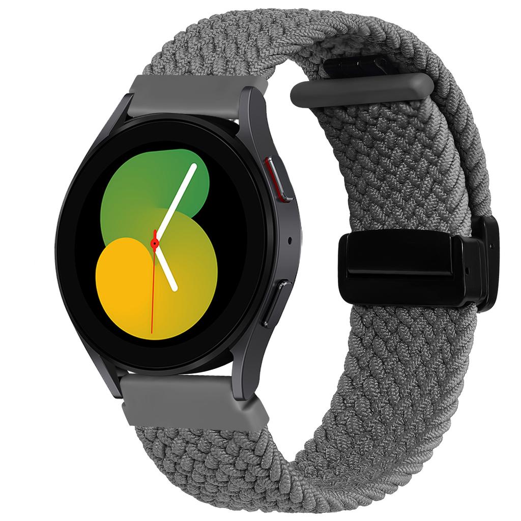 20 мм/22 мм ремешок для часов Samsung Galaxy watch 7 6 4 classic 5 pro active 2 Магнитный плетеный браслет Huawei watch GT 2 3 4 ремешок