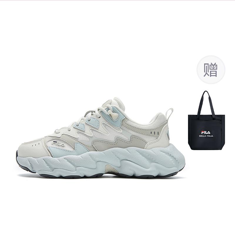 Fila Кеды Fern 2 Устойчивые к истиранию, Дышащие, Легкие, Низкие, Повседневные, Женские, Бело-серые F12W541135FCR