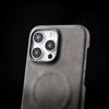 Роскошный Магнитный Чехол для Беспроводной Зарядки Magsafe для iPhone 15 14 Plus 13 12 Pro Max Матовый Ретро Кожа Ягненка Мягкий Чехол