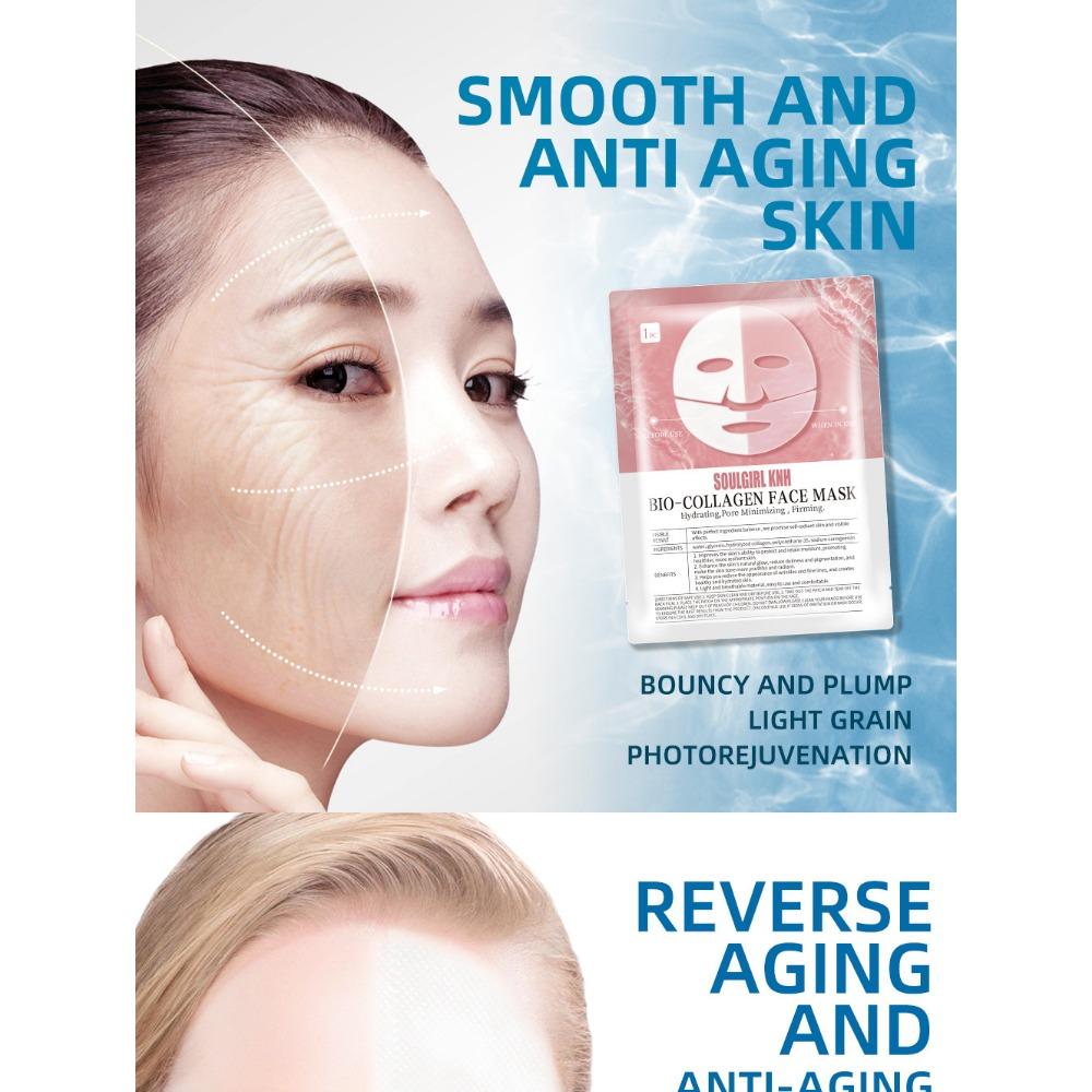 Collagen Filling Mask Crystal Collagen Absorbable Hydrating Instant Mask White Transparent