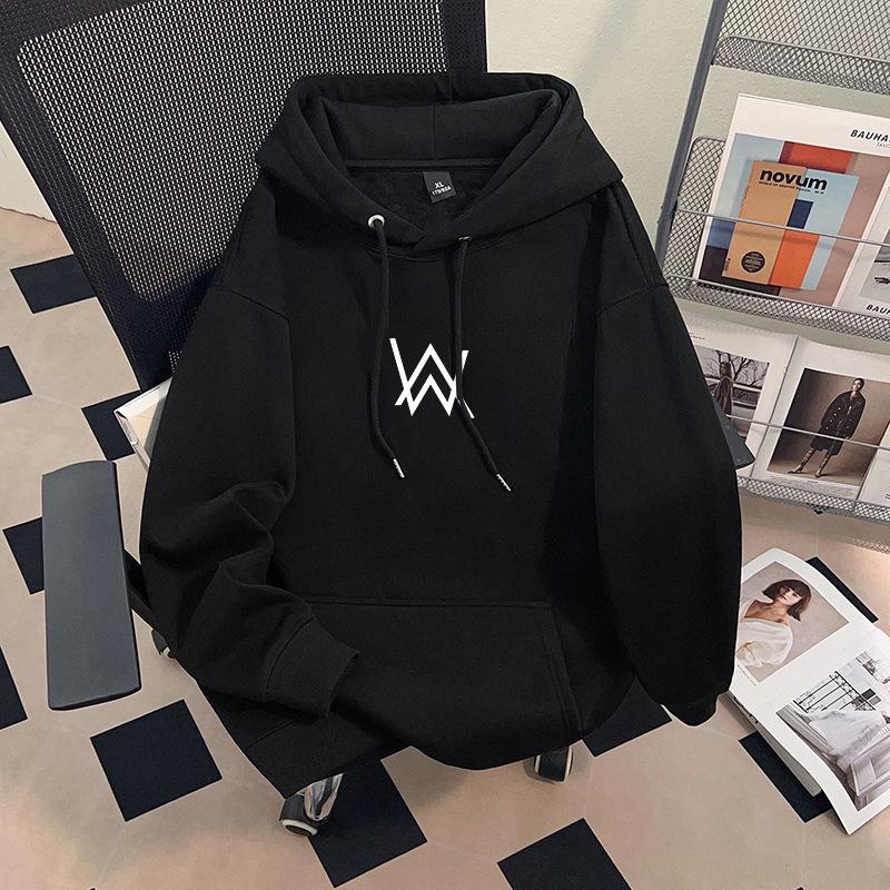 Thickened Crew Neck Pullover Hooded Sweater Trend Street Style