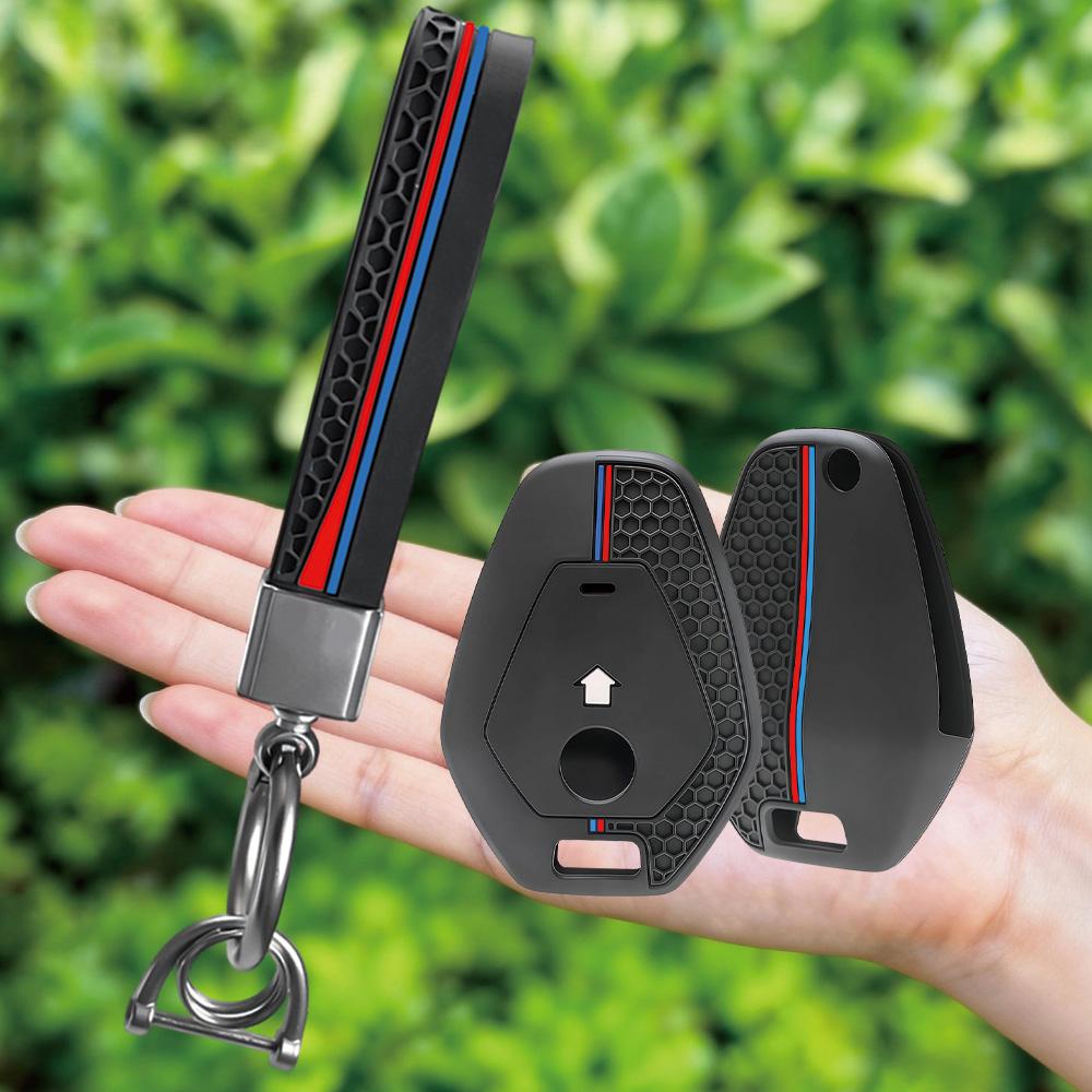 Motorcycle Silicone Key Case Cover Shell Fob for BMW R1300GS R1300 R 1300 Big GS 1300GS 2025 R1250GS R1250 ADV Adventure Bike