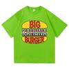 Funny Big Kahuna Burger T Shirt Healthy Breakfast Retro Fashion Men/women Clothing Vintage Harajuku High Quality Cotton Tshirts