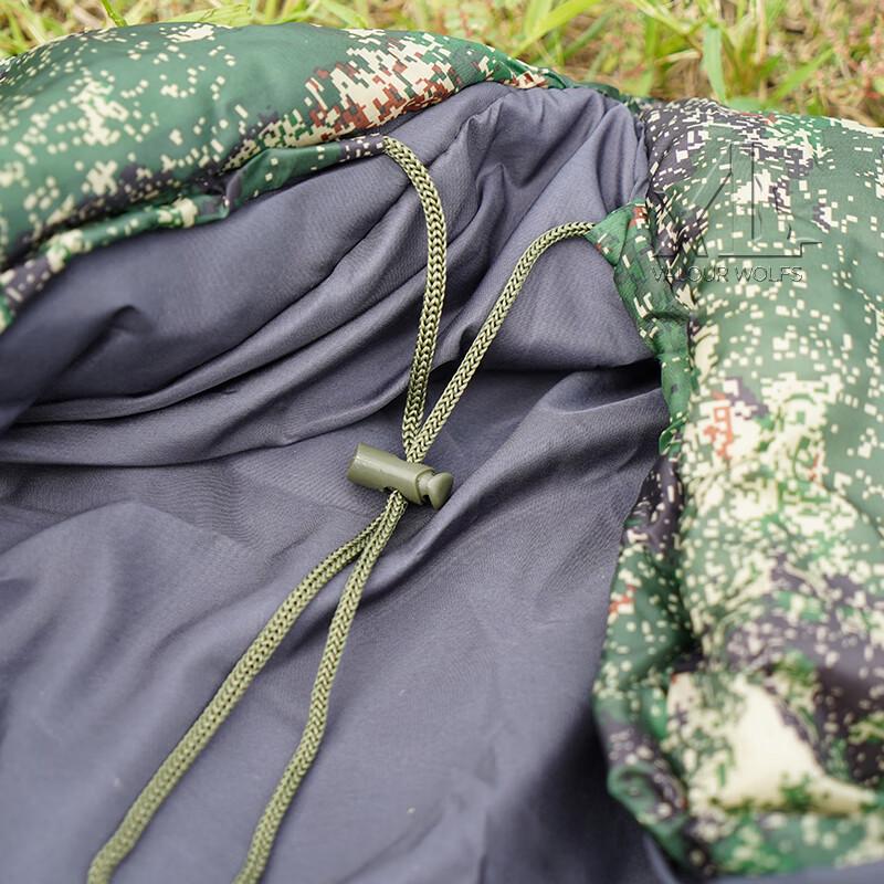 Xiaobing Adult Camping Camouflage Envelope Sleeping Bag
