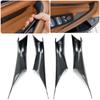 Car Interior Door Handles Cover For BMW 5 Series G30 G38 530li ABS Carbon Left Right Inner Doors Panel Handle Pull Carrier Trim