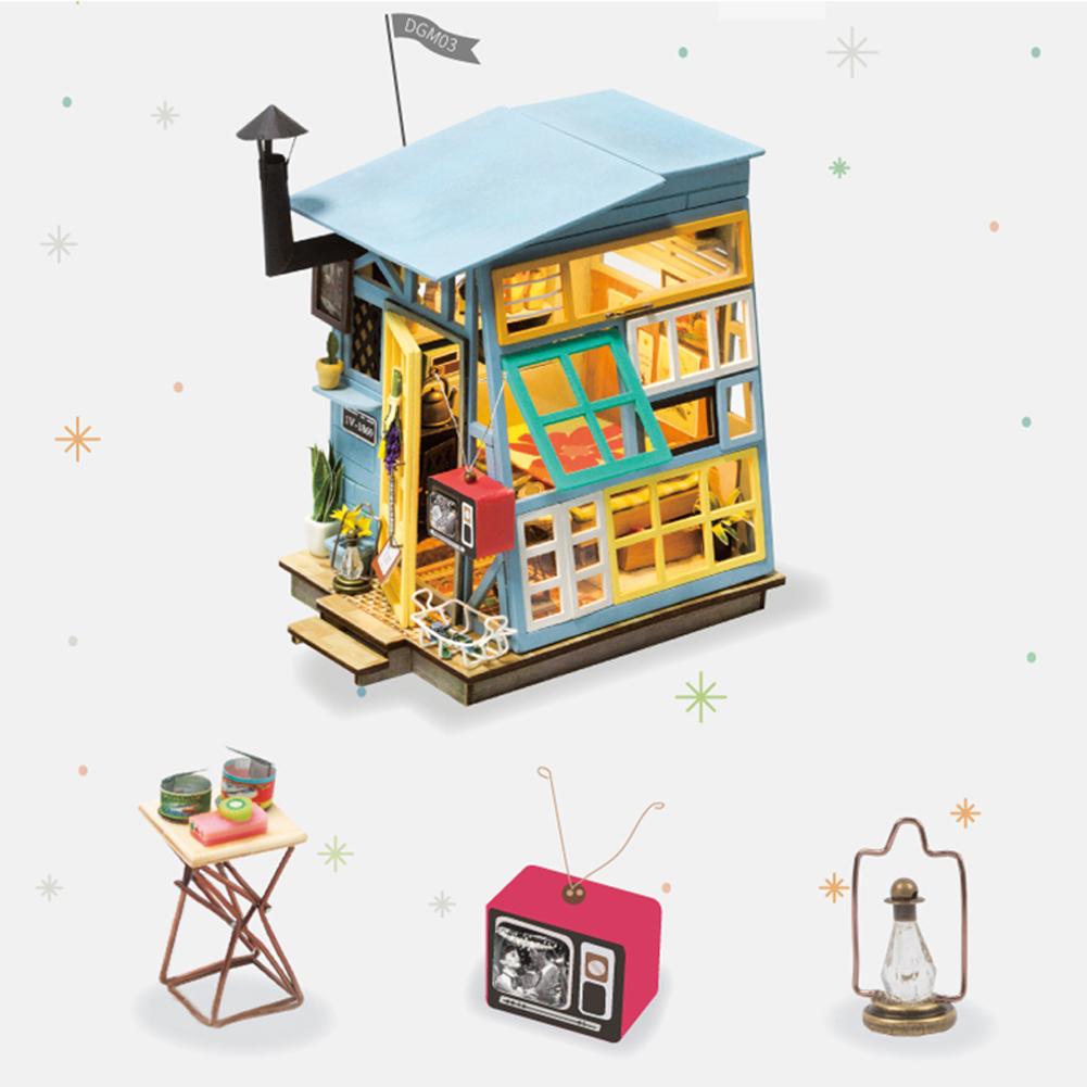 Миниатюрный кукольный домик, комплект легкой мебели, украшения для дома «сделай сам», украшения, игрушки