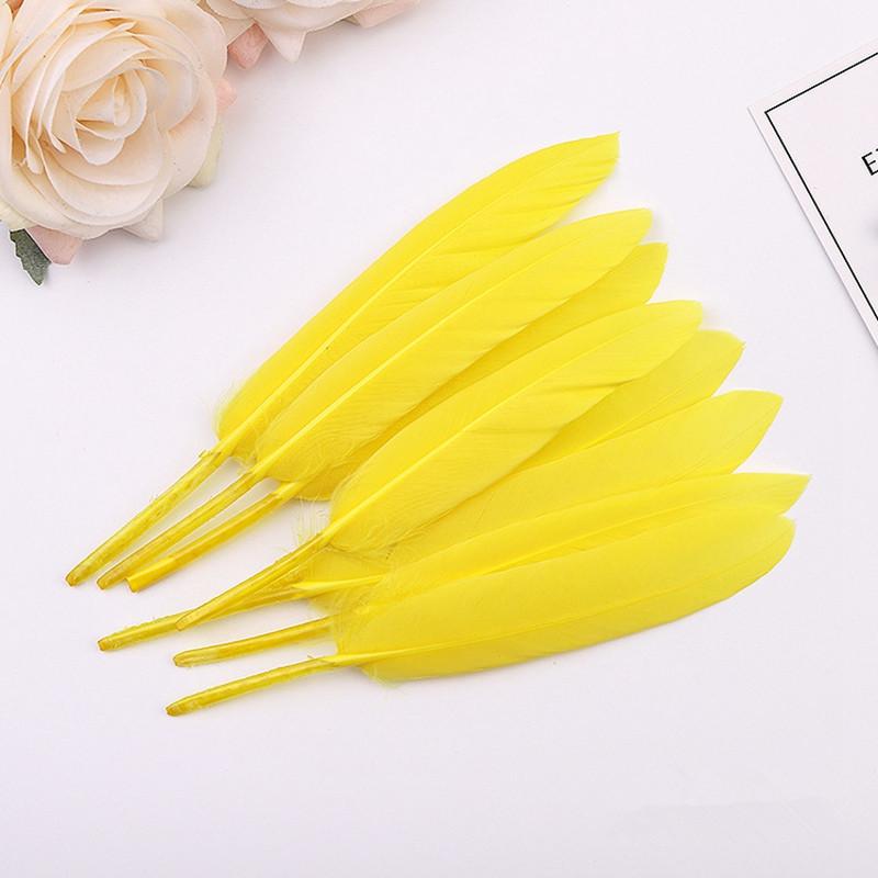 20/100pcs Duck Feathers DIY Feathers for Jewelry Making Plumes Earring Home Wedding Decoration Plumas Crafts Accessories 10-15CM