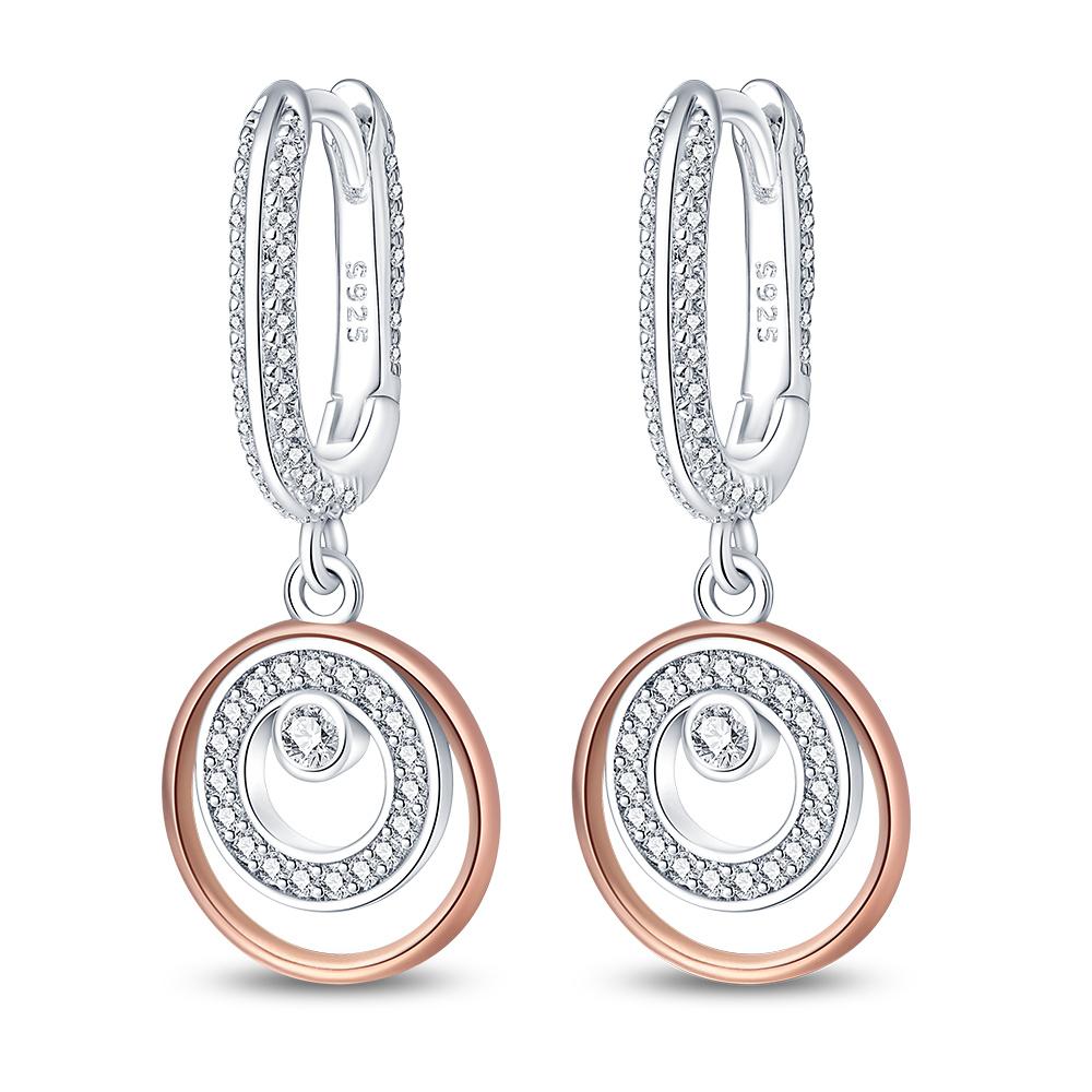Hoop Earrings New silver 925 Rainbow, Shell, Women's Earrings Making jewelry For Women as Wedding Party Gifts