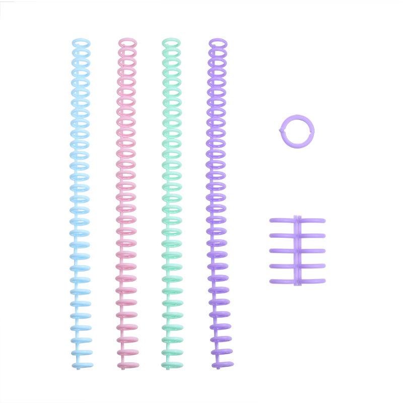 Цветная папка-регистратор Macaron с ножницами, формат B5, 26/30 отверстий, легко открывается и закрывается.