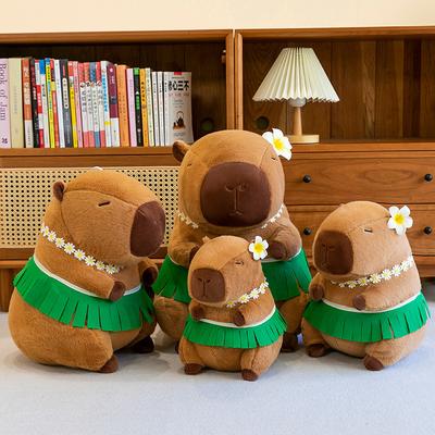 Пляжная юбка кукла капибара кукла новая плюшевая игрушка капибара подушка подарок на день рождения