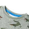 T-shirt pour enfants mélange kaki clair 92/104/116/128/140