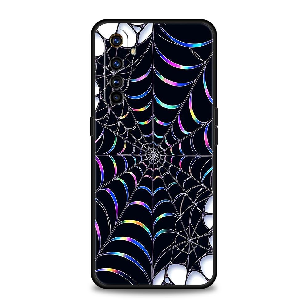 Мягкий ТПУ 'Паутина' Для Realme 13 12 11 10 9 Pro Plus GT3 GT2 C21 C25 C35 C53 C55 C67 Pro 5G Чехол для телефона Обложка Fundas Capas Сумки