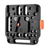 Быстросъемная пластина V-Lock из алюминиевого сплава, 1/4 дюйма, зенковка M3, M4, резьба 1/4 дюйма для V-образного крепления