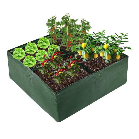 Многосекционный мешок для выращивания, ПЭ, приподнятая грядка, мешок для выращивания картофеля, прямоугольный