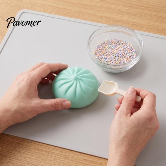 Набор для изготовления имитации булочек, DIY-кожица для пельменей, заполняемый пустой шарик с успокаивающими фиджет-игрушками-стопорами, эластичные принадлежности для снятия тревожности