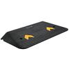 Upgraded Rubber Threshold Ramp, 3" Rise Door Ramp with 1 Channel, Natural Rubber Car Ramp with Non-Slip Textured Surface, 33069 lbs Load Capacity Curb