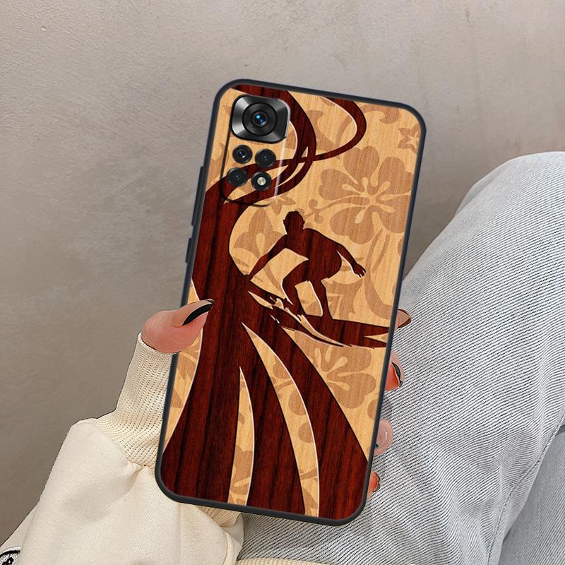Пляжный Гавайский Имитация Коа Дерево Для Xiaomi Redmi Note 14 10 11 12 13 15 Pro Plus Чехол Обложка Для Redmi 15 15C 14C 10C 12C 13C