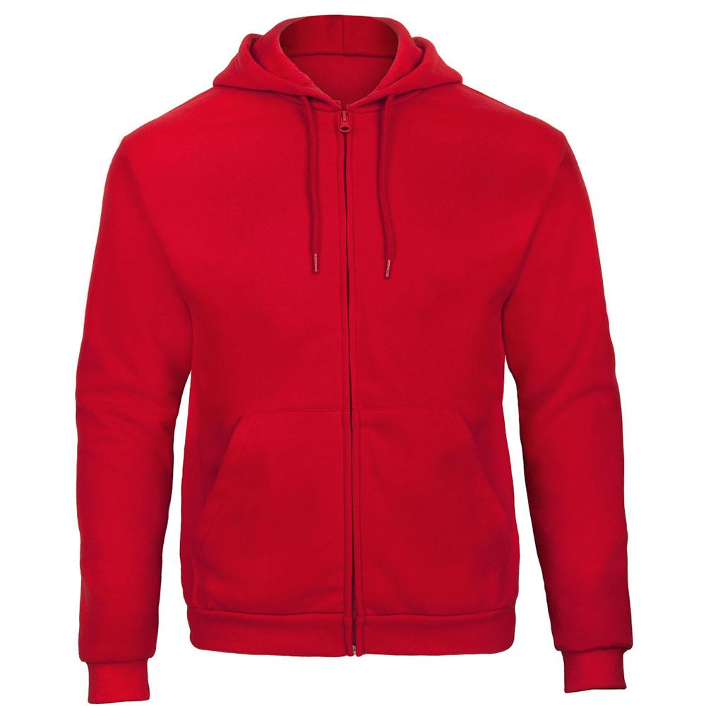B&C Adults Unisex ID.205 50/50 Толстовка с капюшоном на молнии во всю длину