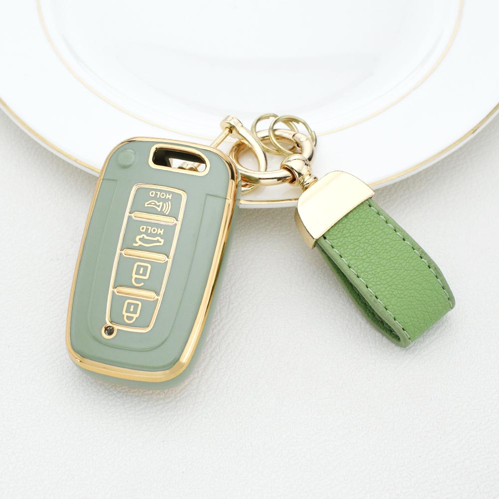 4-кнопочный чехол для смарт-ключа автомобиля, брелок для Hyundai IX35 Elantra Sonata 8 9, для Kia Sportage K5 K2 Sorento Optima Forte 2011-2016, брелок