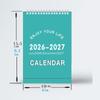 Monthly Planner Mini Desktop Calendar Portable Memo Planner Standing Desk Calendar  Desk Decoration