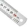 Stainless Steel Ruler Metal Measuring and Cutting Ruler Office Ruler Metal Ruler Office Learning Drawing Measuring Tool
