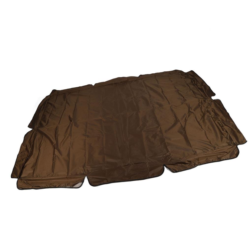 Swing Top Cover Tear Resistant Stable Durable Weather Resistant Patio Swing Cover for Courtyard Garden