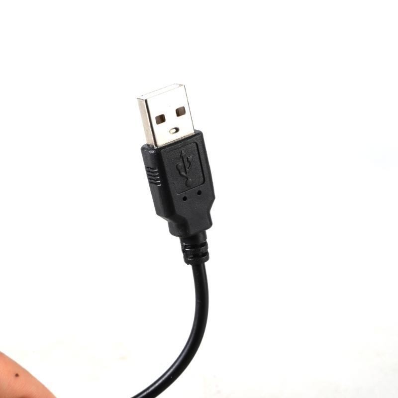 Прямая головка USB на 2-контактный открытый конец провода питания, Портативный удлинительный кабель-хвост с USB-штекером типа "папа", 22AWG