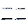 ABY1 Old Style Trunk Letter Emblem Sticker for BMW 5 Series E39 E60 E61 F07 F10 F11 G30 G31 - 520d 525d 528d 530d 535d 540d 545d