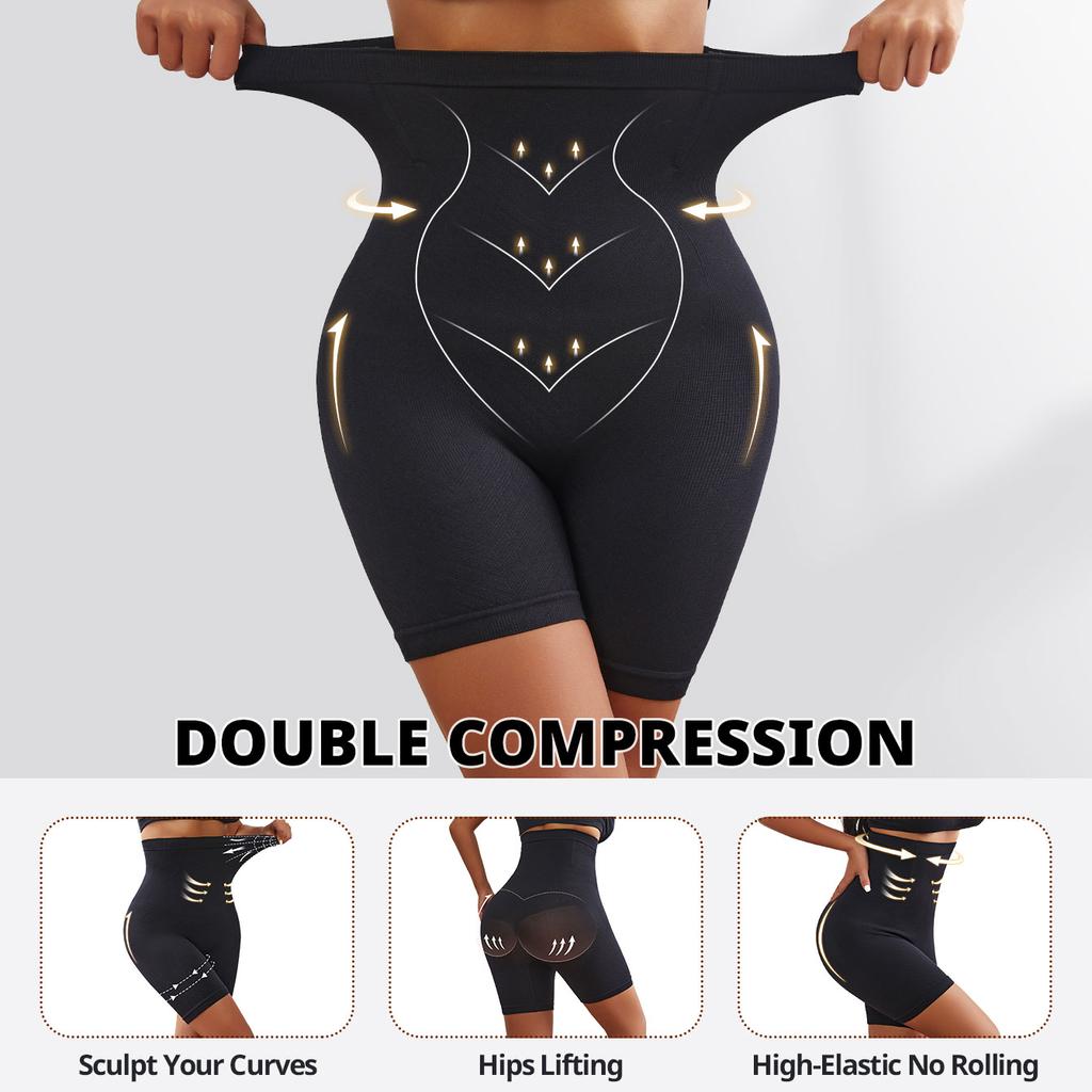 Flarixa Женские бесшовные утягивающие шорты Faja, утягивающие трусики с высокой талией и утягивающими бедрами, корректирующие послеродовые трусики