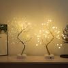 36/108LED Pearl Pearl Медь Сенсорный светильник Дерево Ночной светильник Декор