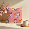 Fashion PPpop Team Epicful Cushion Cover Stylish Washable Pillow Cover Ideal for Couch Bedroom Car Decoration