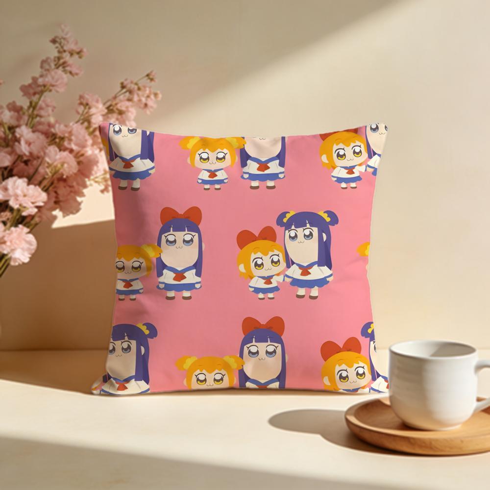 Fashion PPpop Team Epicful Cushion Cover Stylish Washable Pillow Cover Ideal for Couch Bedroom Car Decoration