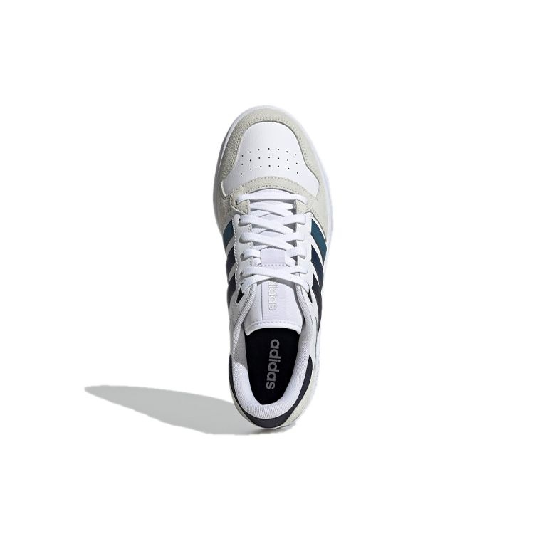 adidas Neo Breaknet Plus Ретро Повседневные Прочные Нескользящие Низкие Кеды Мужские Кроссовки Белый Синий Серый H01992