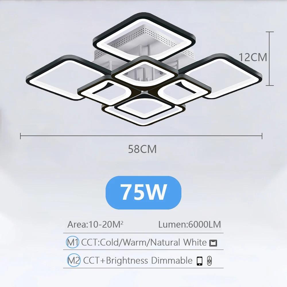 IRALAN Современная потолочная люстра Светодиодная лента Потолочные светильники для прохода Умные лампы для гостиной Спальня Домашний декор Светильники Светодиодные люстры