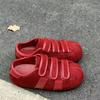 Ugly Cute Velcro Bread Shoes Early Autumn New Retro Platform Niche Design Sense Leather Break