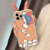 Милый Чехол для Телефона Bubu Dudu Для IPhone 11 13 16 12 17 14 15 Pro Max Plus Мягкая Прозрачная Задняя Крышка Coque