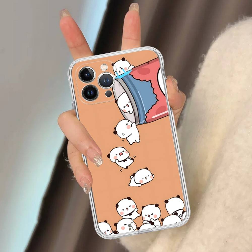 Милый Чехол для Телефона Bubu Dudu Для IPhone 11 13 16 12 17 14 15 Pro Max Plus Мягкая Прозрачная Задняя Крышка Coque