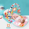 Soft Baby Fitness Stand Music Play Gym Activity Toys Newborn Piano Crawling Blanket Hanging Toys Pedal Game Pad Early Education