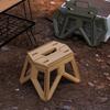 Portable Thickened Plastic Folding Stool - Adult & Child, Camping/Fishing