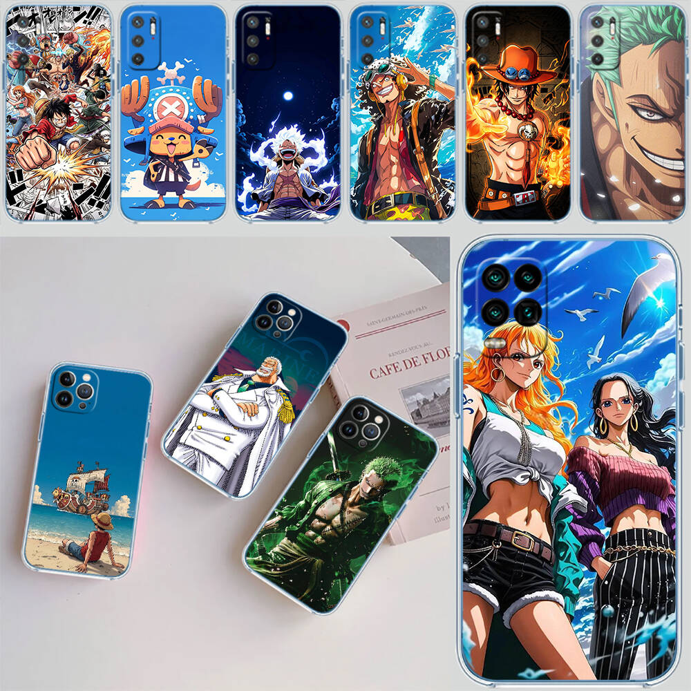 Cartoon One Piece Case for Motorola G10 G20 G04 E30 E40 E22 E20 E13 E15 G22 G23 G05 G75 G35 G55 E22S E7 G6 G7 G8 G9 Plus Power Play
