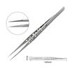 Stainless Steel Electronics Precision Curved/Straight Tip Tweezers Repair Tool
