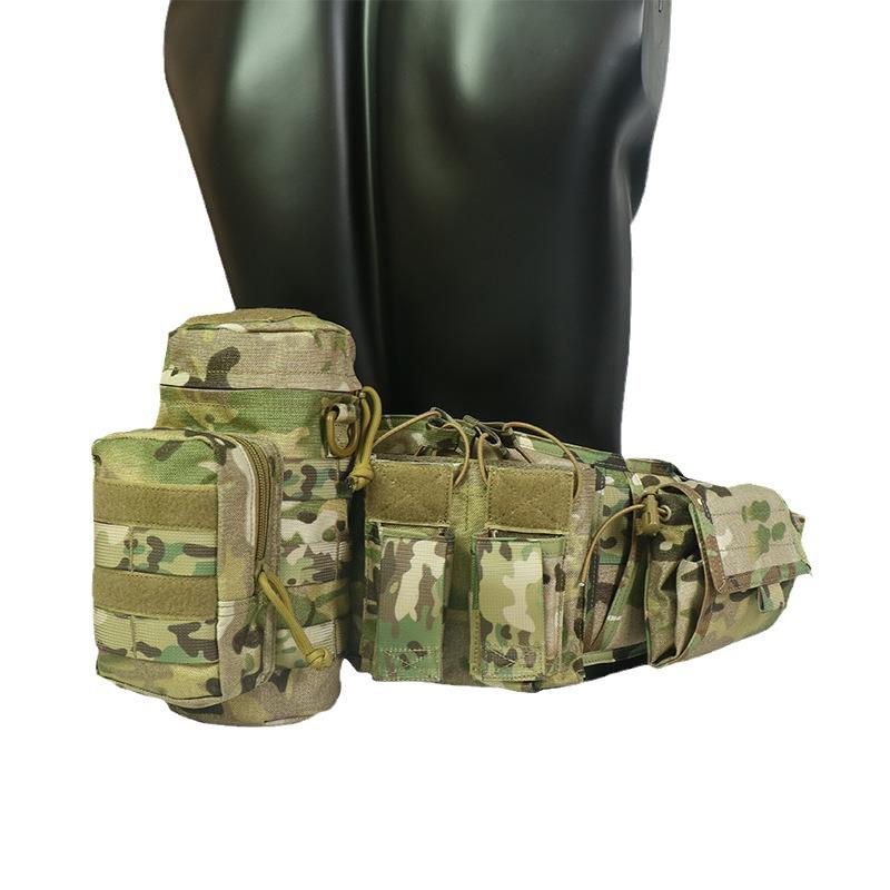 Многофункциональный тактический поясной ремень Molle - Нейлон с подкладкой для тренировок на открытом воздухе