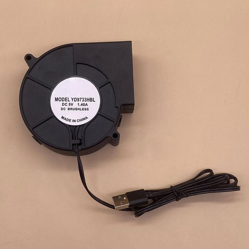 Adjustable Speed Portable 9733 Blower Cooling Fan For Computer And Fire Starter 5V USB Powered 3D Printer Home Appliance